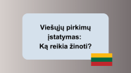 Vie j Pirkim statymas K Reikia inoti Vie ieji Pirkimai AI Vie j Pirkim statymas K Reikia inoti Vie ieji Pirkimai AI
